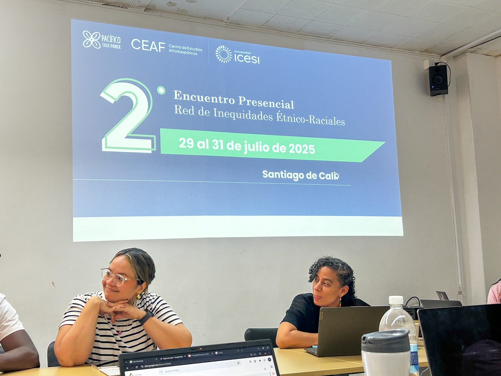 Profesora Diana Caicedo en el Segundo Encuentro de la Red Interuniversitaria para el Estudio de las Inequidades Étnico-Raciales